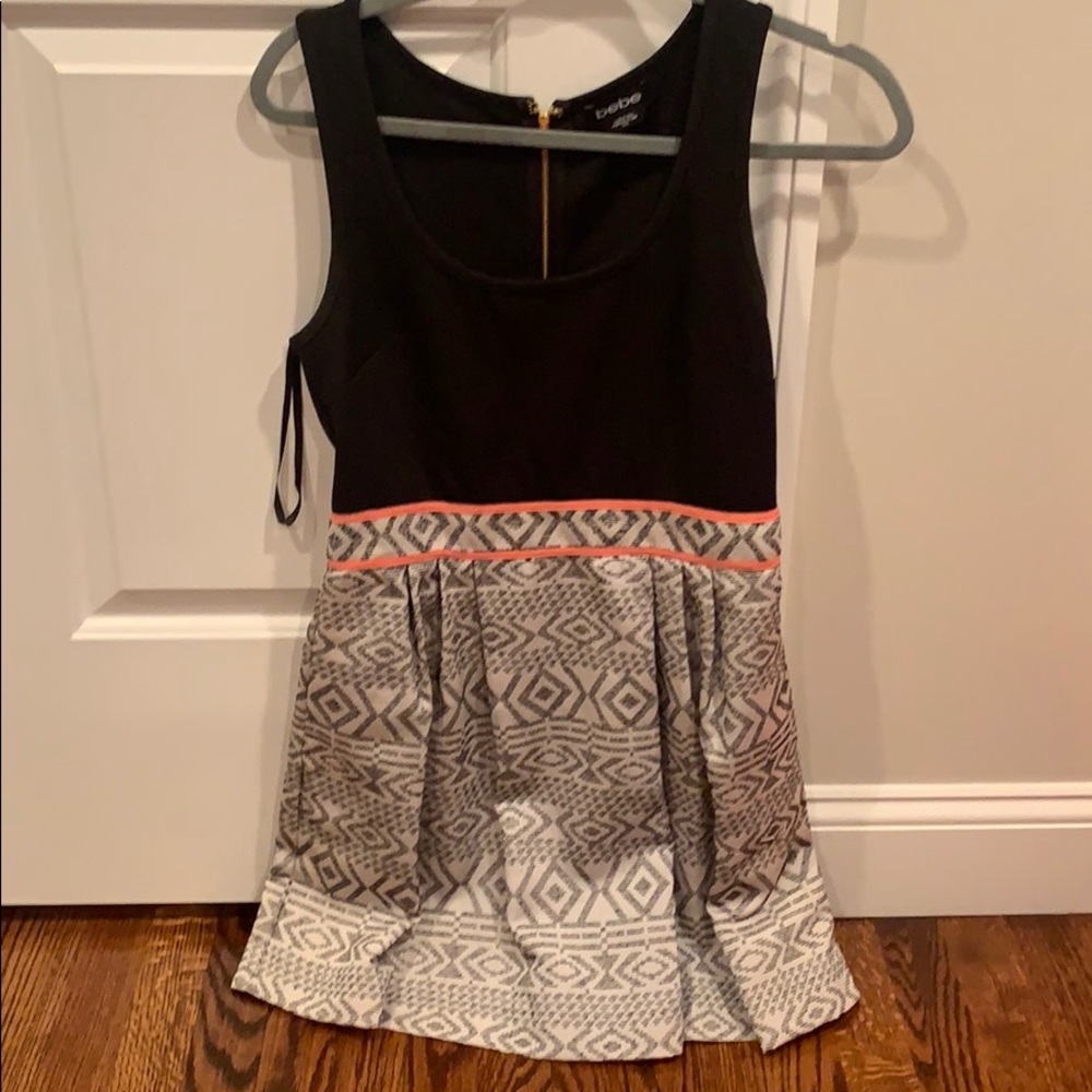 Black and white BeBe dress size M